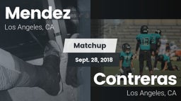Matchup: Mendez  vs. Contreras  2018