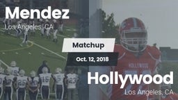 Matchup: Mendez  vs. Hollywood 2018