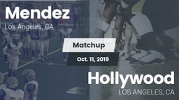 Matchup: Mendez  vs. Hollywood  2019