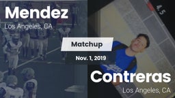 Matchup: Mendez  vs. Contreras  2019