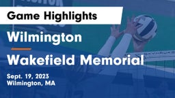 Wilmington  vs Wakefield Memorial  Game Highlights - Sept. 19, 2023
