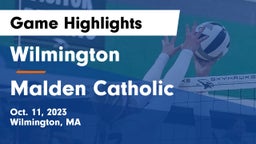 Wilmington  vs Malden Catholic  Game Highlights - Oct. 11, 2023
