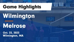 Wilmington  vs Melrose  Game Highlights - Oct. 23, 2023