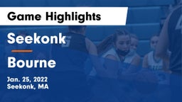 Seekonk  vs Bourne  Game Highlights - Jan. 25, 2022