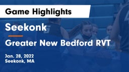 Seekonk  vs Greater New Bedford RVT  Game Highlights - Jan. 28, 2022