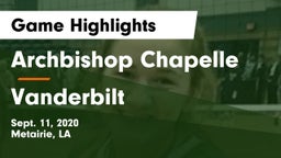 Archbishop Chapelle  vs Vanderbilt Game Highlights - Sept. 11, 2020