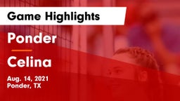 Ponder  vs Celina  Game Highlights - Aug. 14, 2021