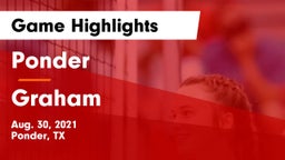 Ponder  vs Graham  Game Highlights - Aug. 30, 2021