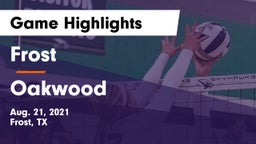 Frost  vs Oakwood Game Highlights - Aug. 21, 2021