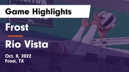 Frost  vs Rio Vista  Game Highlights - Oct. 8, 2022