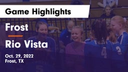 Frost  vs Rio Vista  Game Highlights - Oct. 29, 2022