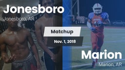 Matchup: Jonesboro High vs. Marion  2018
