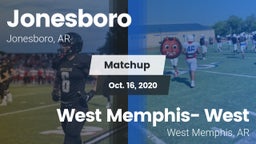 Matchup: Jonesboro High vs. West Memphis- West 2020
