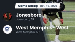 Recap: Jonesboro  vs. West Memphis- West 2020