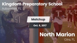 Matchup: Kingdom Preparatory vs. North Marion  2017