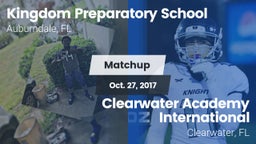 Matchup: Kingdom Preparatory vs. Clearwater Academy International  2017