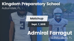 Matchup: Kingdom Preparatory vs. Admiral Farragut  2018