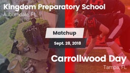 Matchup: Kingdom Preparatory vs. Carrollwood Day  2018