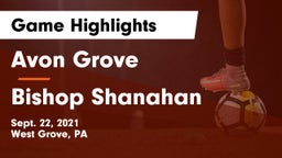 Avon Grove  vs Bishop Shanahan  Game Highlights - Sept. 22, 2021