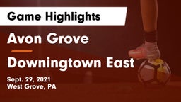 Avon Grove  vs Downingtown East  Game Highlights - Sept. 29, 2021
