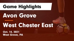 Avon Grove  vs West Chester East Game Highlights - Oct. 14, 2021