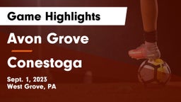 Avon Grove  vs Conestoga  Game Highlights - Sept. 1, 2023