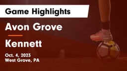 Avon Grove  vs Kennett  Game Highlights - Oct. 4, 2023