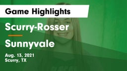 Scurry-Rosser  vs Sunnyvale Game Highlights - Aug. 13, 2021