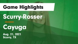 Scurry-Rosser  vs Cayuga  Game Highlights - Aug. 21, 2021