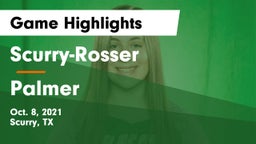 Scurry-Rosser  vs Palmer  Game Highlights - Oct. 8, 2021
