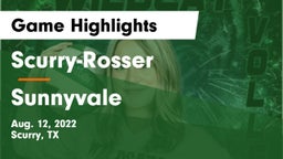 Scurry-Rosser  vs Sunnyvale Game Highlights - Aug. 12, 2022