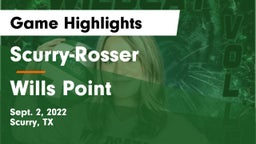 Scurry-Rosser  vs Wills Point  Game Highlights - Sept. 2, 2022