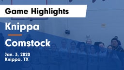 Knippa  vs Comstock  Game Highlights - Jan. 3, 2020