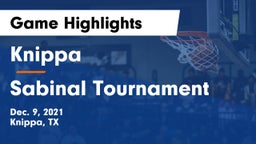 Knippa  vs Sabinal Tournament Game Highlights - Dec. 9, 2021