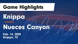 Knippa  vs Nueces Canyon  Game Highlights - Feb. 14, 2020