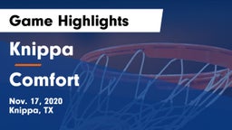 Knippa  vs Comfort  Game Highlights - Nov. 17, 2020