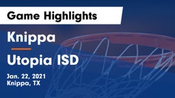 Knippa  vs Utopia ISD Game Highlights - Jan. 22, 2021