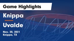 Knippa  vs Uvalde  Game Highlights - Nov. 20, 2021