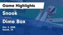 Snook  vs Dime Box Game Highlights - Oct. 2, 2020