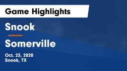 Snook  vs Somerville Game Highlights - Oct. 23, 2020