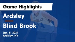 Ardsley  vs Blind Brook  Game Highlights - Jan. 5, 2024