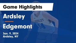 Ardsley  vs Edgemont  Game Highlights - Jan. 9, 2024