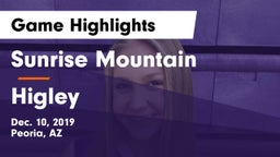 Sunrise Mountain  vs Higley  Game Highlights - Dec. 10, 2019