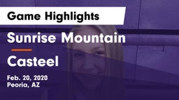 Sunrise Mountain  vs Casteel Game Highlights - Feb. 20, 2020