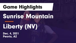 Sunrise Mountain  vs Liberty (NV) Game Highlights - Dec. 4, 2021