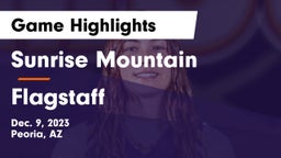 Sunrise Mountain  vs Flagstaff  Game Highlights - Dec. 9, 2023
