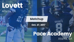 Matchup: Lovett  vs. Pace Academy  2017