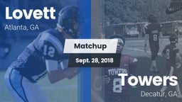 Matchup: Lovett  vs. Towers  2018