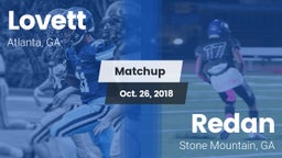 Matchup: Lovett  vs. Redan  2018