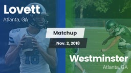 Matchup: Lovett  vs. Westminster  2018